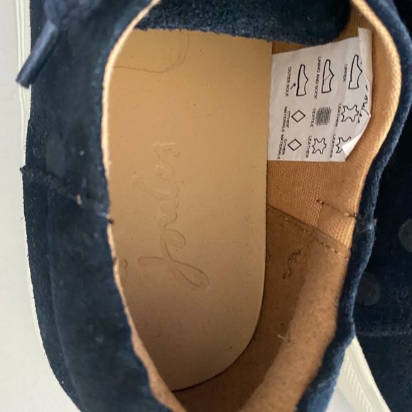 Joules Solena Luxe Navy Dot Shoe US Size 5 - Picture 4 of 11